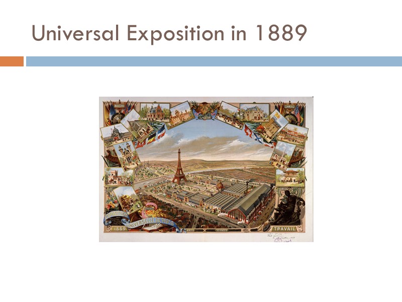 Universal Exposition in 1889